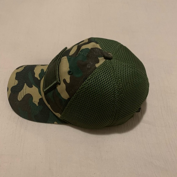Camouflage American Flag Patch Hat - Picture 2 of 9
